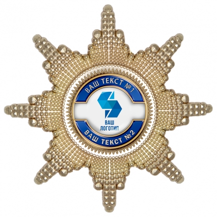 Орден «Корпоративный» со вставкой (стандартный вариант, синий) К004.1