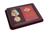 Наградной комплект к медали «65 лет РТВ ВКС»