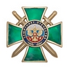 Знак «Защитнику Отечества» (зеленый) с бланком удостоверения