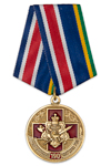 Медаль «190 лет медицинской службе УИС» с бланком удостоверения
