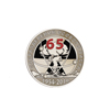 Фрачный знак «65 лет подразделениям особого риска (ПОР)» на пуссете