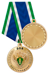 Медаль «305 лет Ростехнадзору» с бланком удостоверения