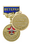 Медаль «За службу в дальней авиации. Ветеран» с бланком удостоверения