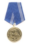 Медаль «ВМФ России. Родина, мужество, честь, слава» с бланком удостоверения
