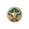 Фрачный знак «100 лет Республике Тыва» (на пуссете)