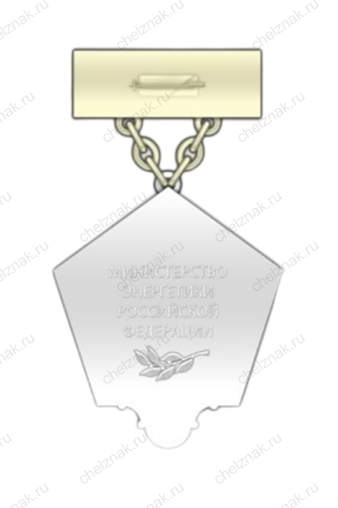 Нагрудный знак Министерства энергетики РФ «Шахтерская слава» II степени