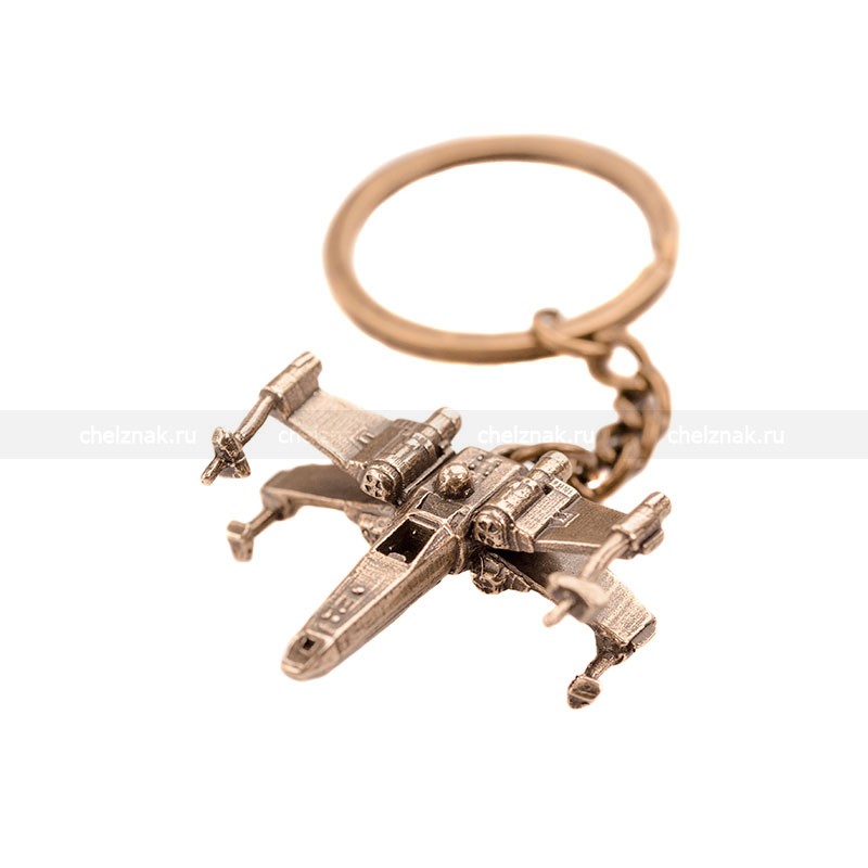 Брелок с космическим кораблём Истребитель X-WING, масштабная модель