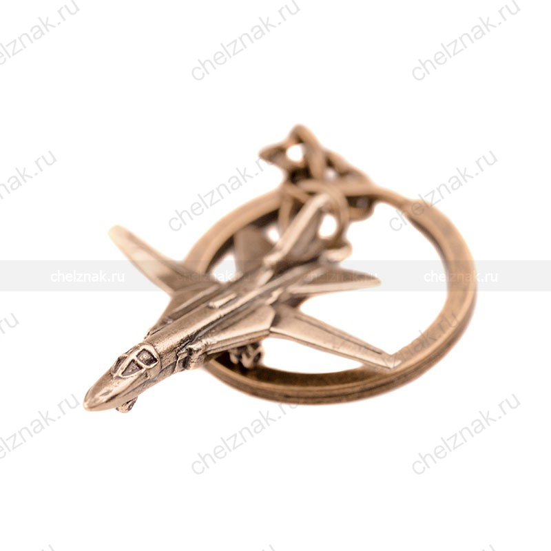 Брелок с самолётом Бомбардировщик SU-24, масштабная модель 1:600