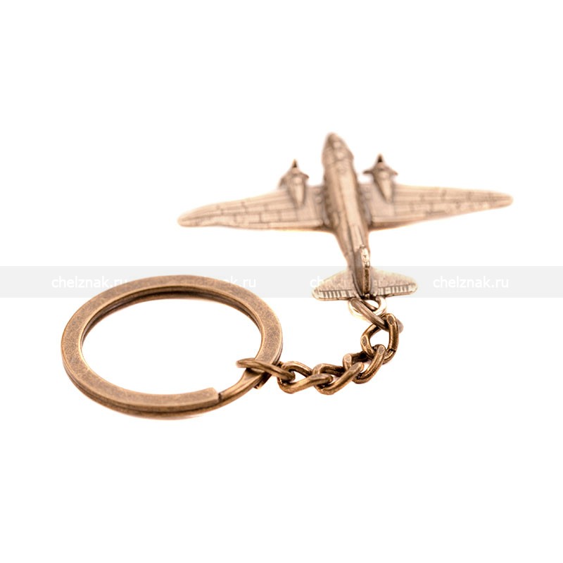 Брелок Самолёт Ли-2, масштабная модель 1:490