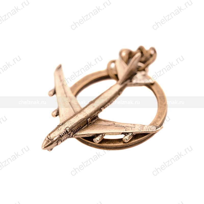 Брелок Самолёт Boeing 747, масштабная модель 1:1750