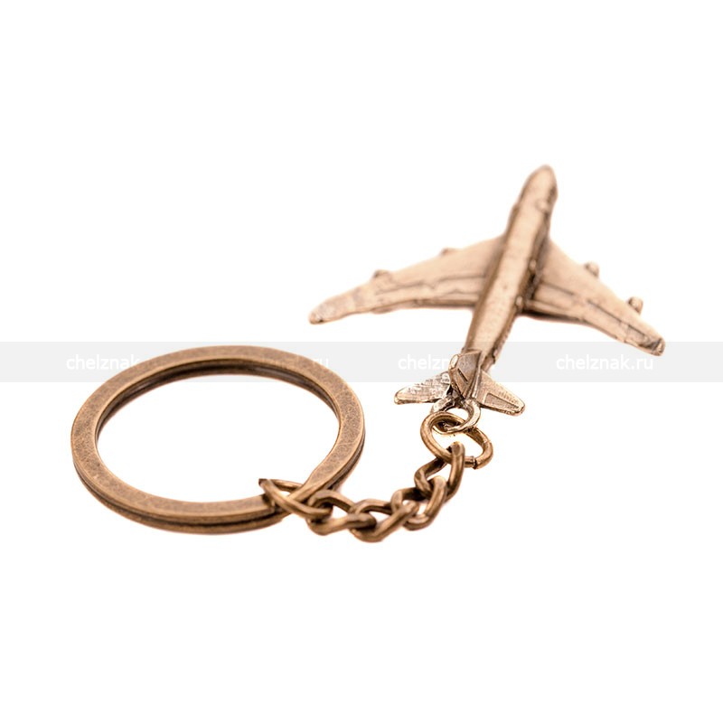 Брелок Самолёт Boeing 747, масштабная модель 1:1750