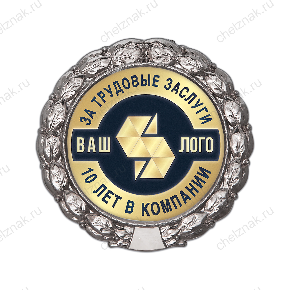 Знак «10 лет в компании. За трудовые заслуги»