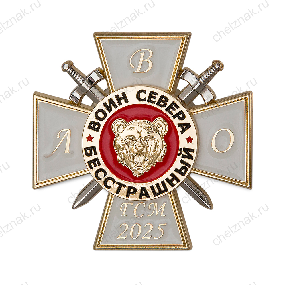 Знак ЛВО «Воин севера» (ГСМ 2025)