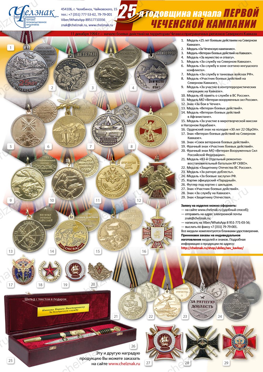 25-я годовщина начала Первой Чеченской кампании