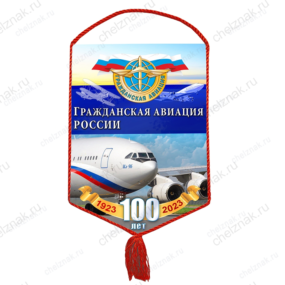 Вымпел «100 лет гражданской авиации»