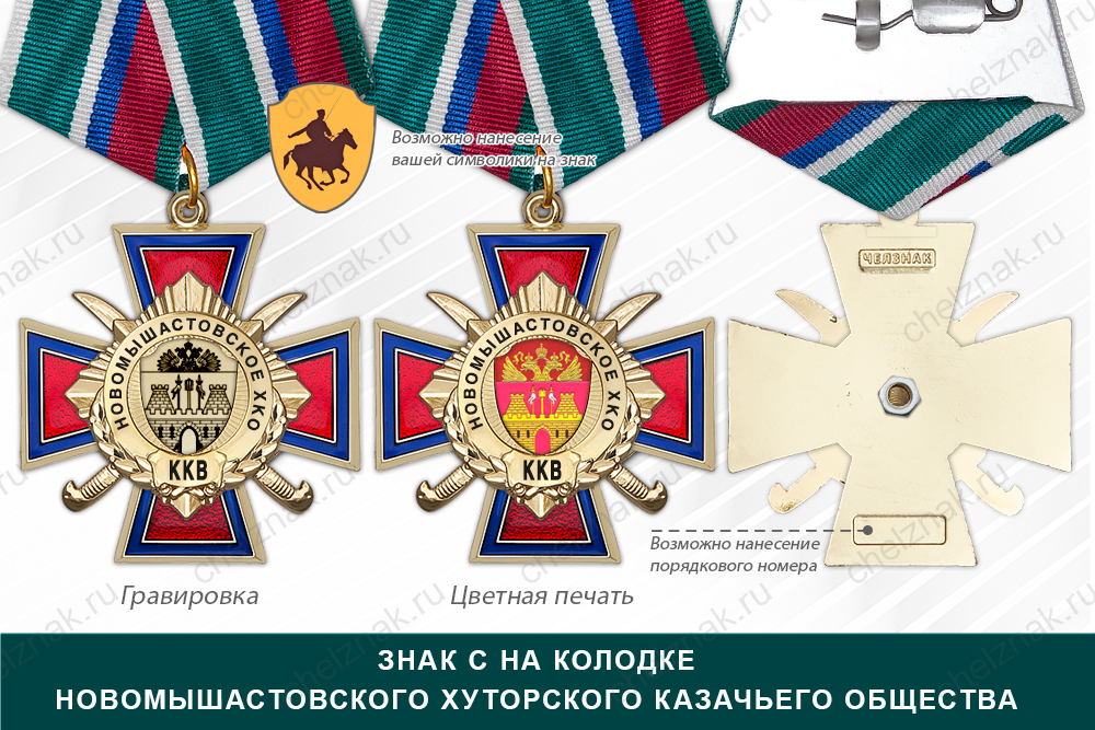 Награды Новомышастовского хуторского казачьего общества ККВ