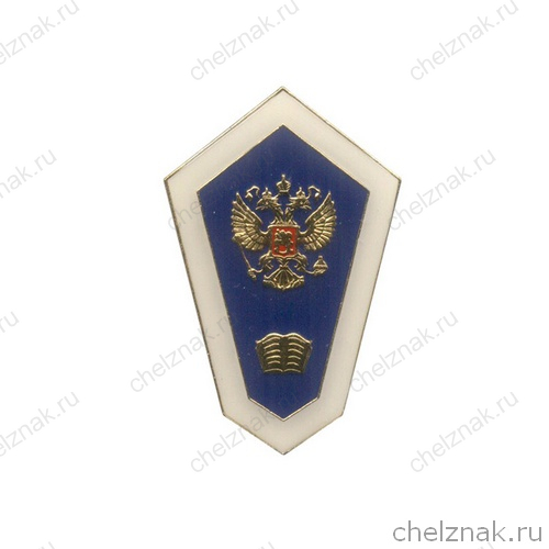 Нагрудный знак (ромб)«Об окончании гуманитарного ССУЗа»(винт)