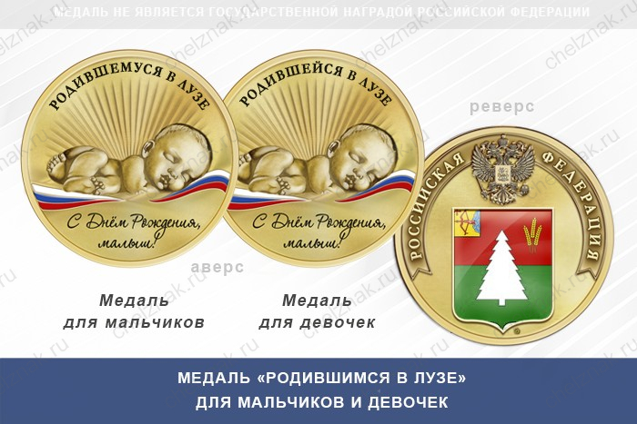 Медаль «Родившимся в Лузе»