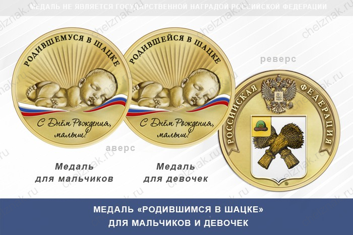 Медаль «Родившимся в Шацке»