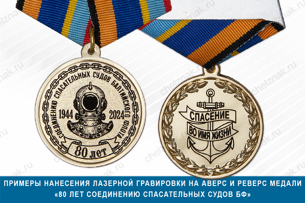Универсальная медаль с венком на реверсе (подвеска), золото