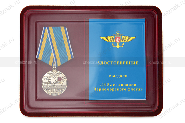 Наградной комплект к медали «105 лет штурманской службе ВВС (ВКС)»