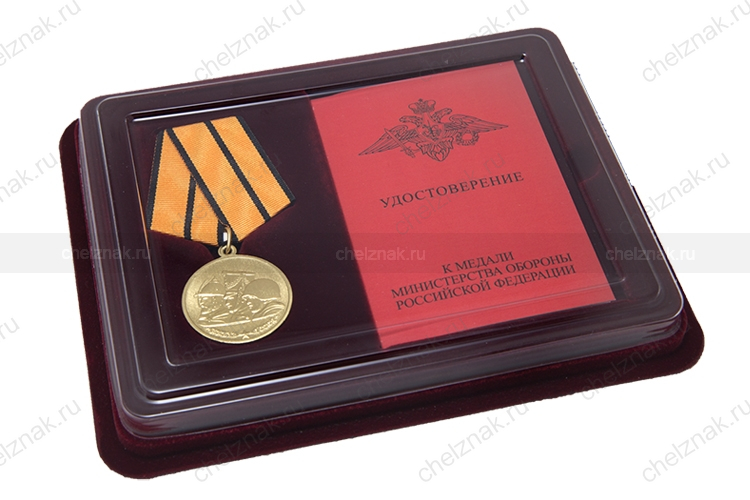 Наградной комплект к медали МО РФ «Памяти героев Отечества»