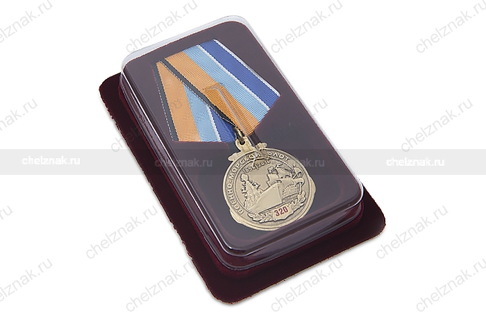 Футляр под медаль/знак на колодке, с прямоугольным ложементом (45*36 мм)