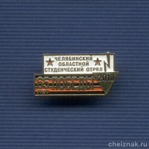 Знак «Челябинский областной студенческий отряд 2010 г.»