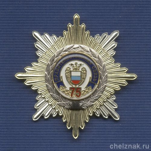 Знак «75 лет Правительственной связи»