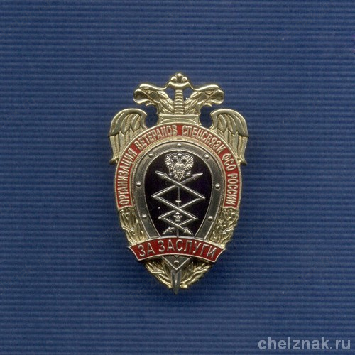 Почетный знак «За заслуги» Орг. ветеранов Спецсвязи ФСО России