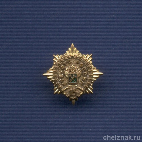 Знак «15 лет ГТК – ФТС России»