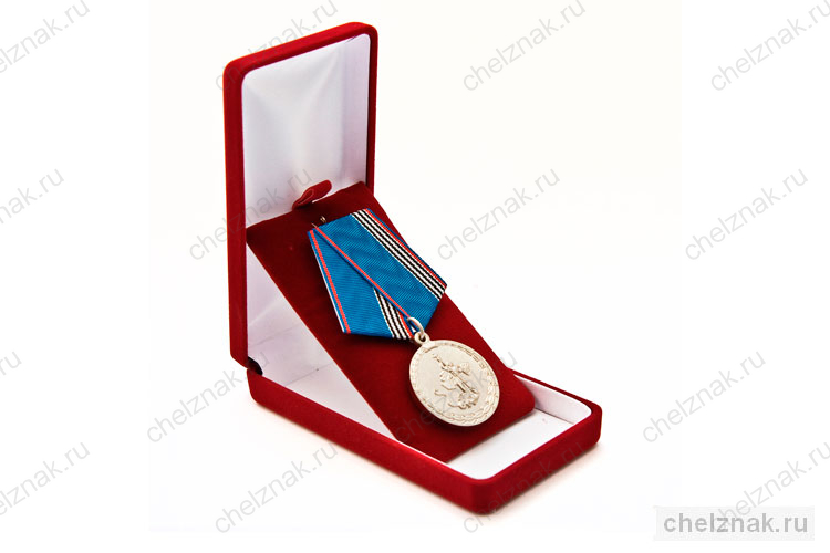 Футляр велюровый под знак/медаль (10,5*5,5), бордовый