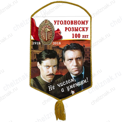 Вымпел «100 лет Уголовному розыску»