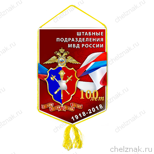 Вымпел «100 лет штабным подразделениям МВД»