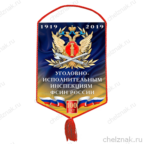 Вымпел «100 лет Уголовно-исполнительным инспекциям ФСИН России»