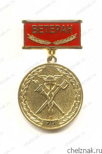 Знак «75 лет службе БХСС – ЭБ и ПК МВД РФ»