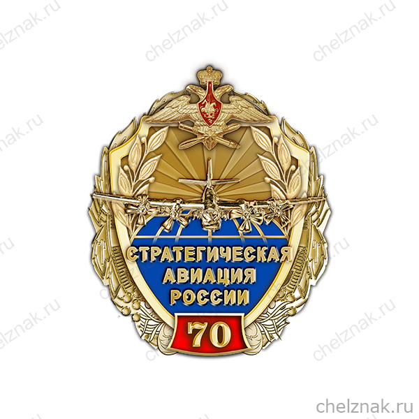 Знак «70 лет Авиационным стратегическим ядерным силам России»