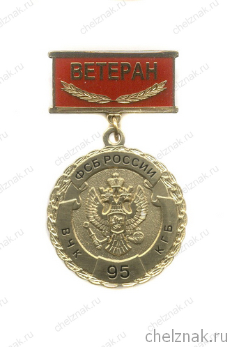 Медаль «Ветеран. 95 лет ФСБ России»