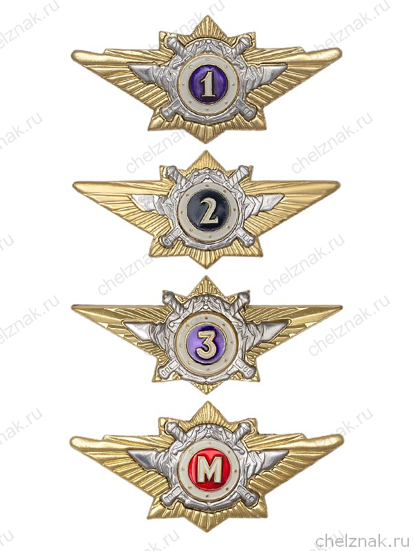 Знак классности МВД, офицерский состав