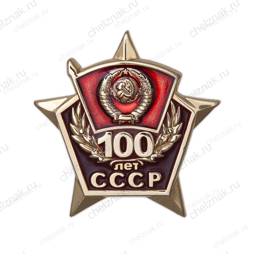 Значок «100 лет СССР»