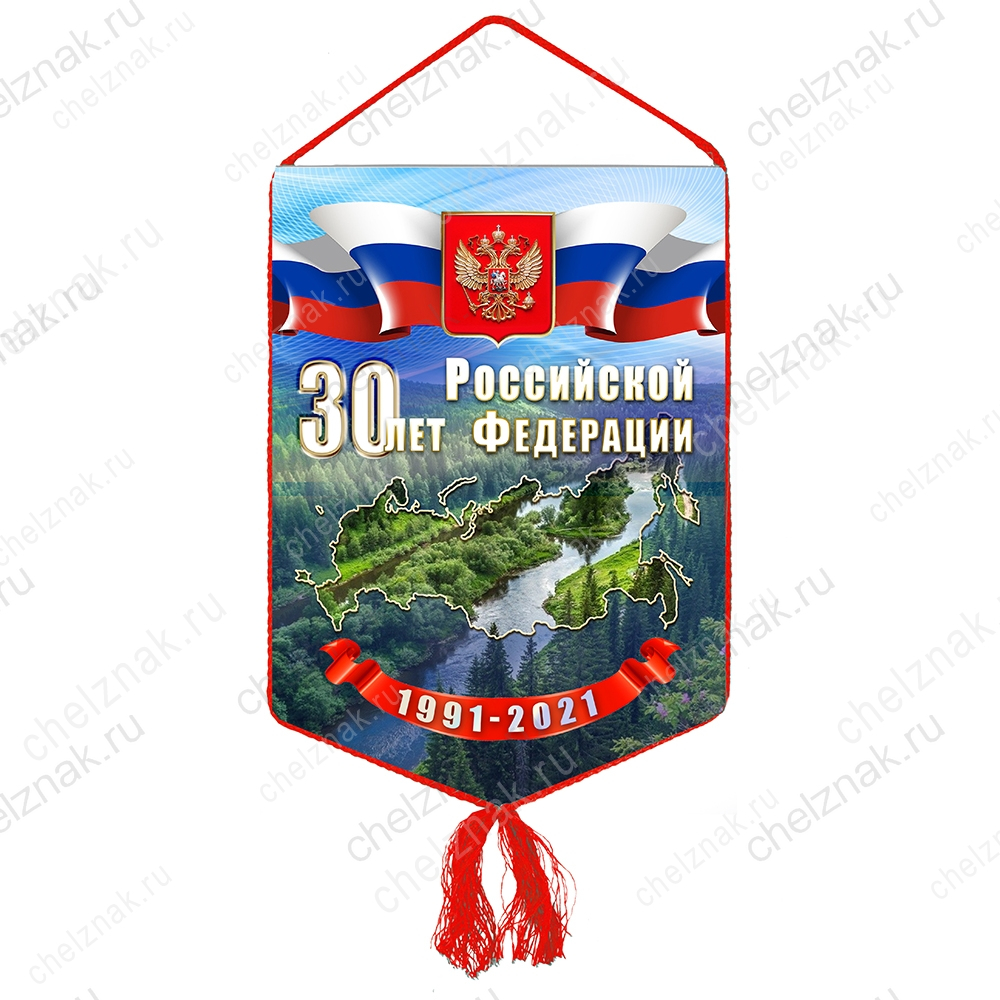 Вымпел «30 лет Российской Федерации»