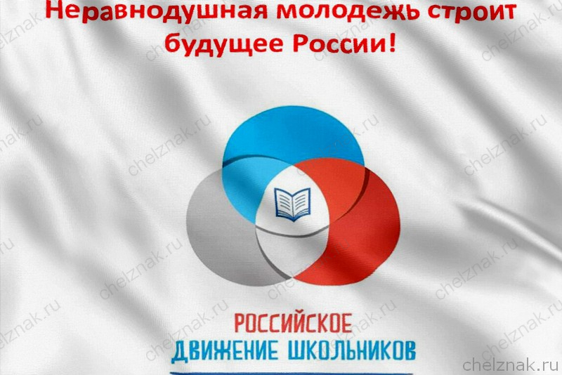 Флаг Российское движение школьников (РДШ)