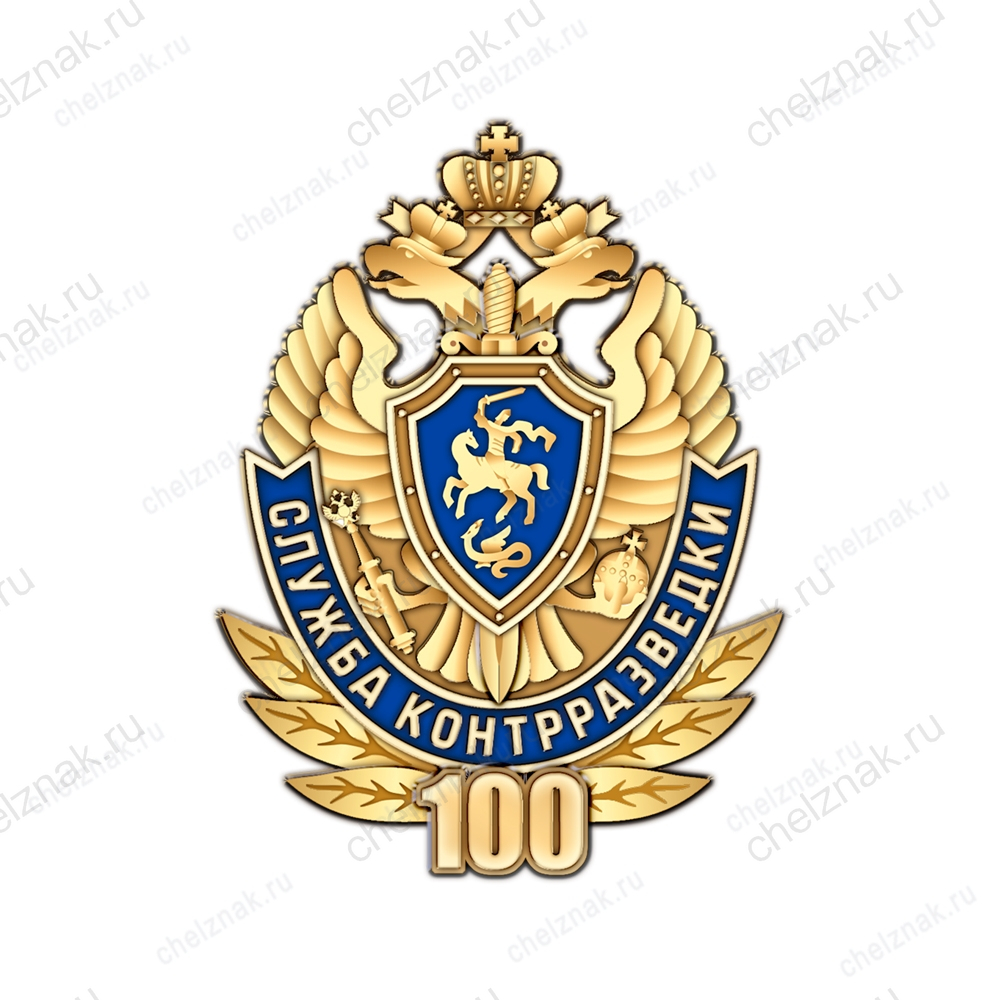 Знак «100 лет Службе Контрразведки России»