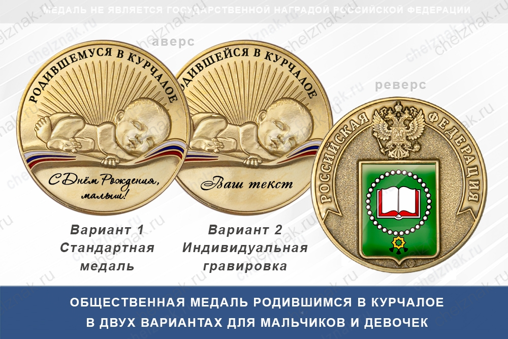 Медаль «Родившимся в Курчалое»