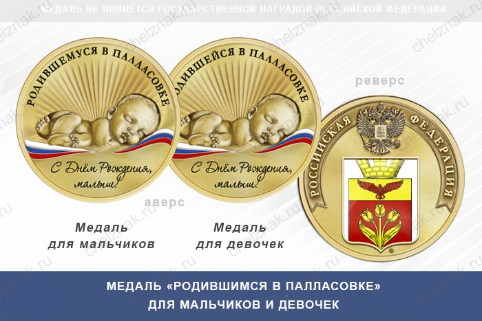 Медаль «Родившимся в Палласовке»