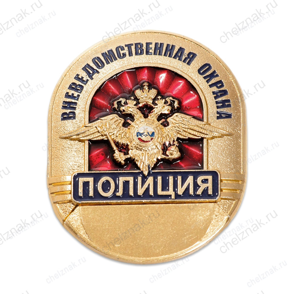 Нагрудный знак Полиция Вневедомственная охрана