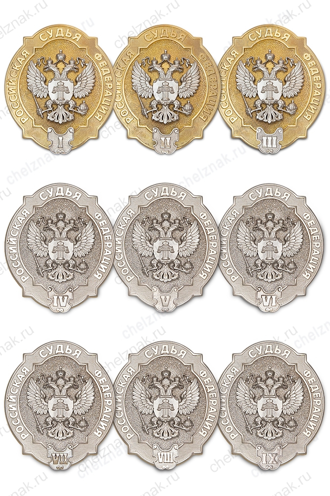 Знак квалификационного класса судей (Люкс)