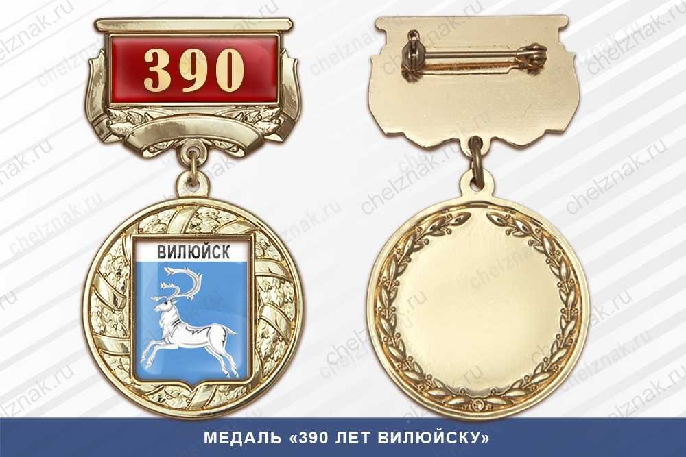 Медаль «245 лет городу Грязовцу» с бланком удостоверения