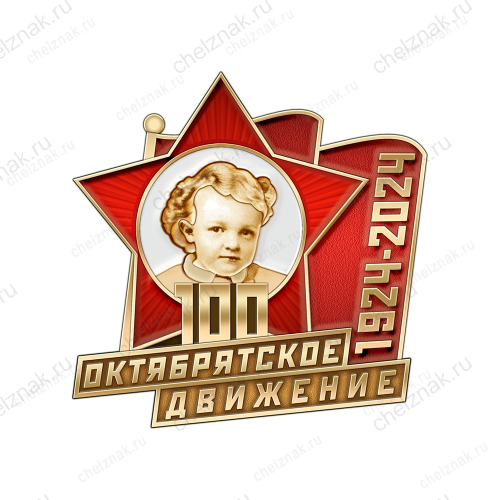 Знак «100 лет Октябрятской организации»