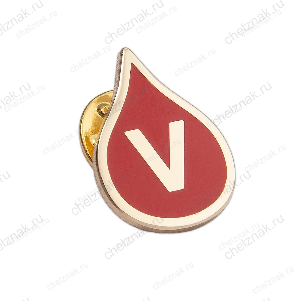 Значок донору «V»